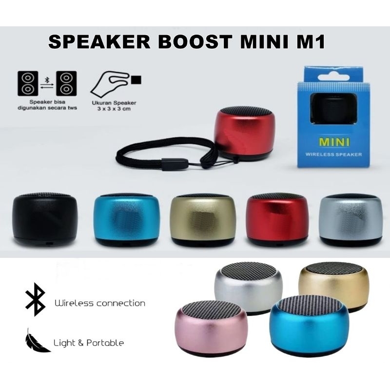 Jual Om Speaker Bluetooth Mini M1 Portable Speaker Boost Suara