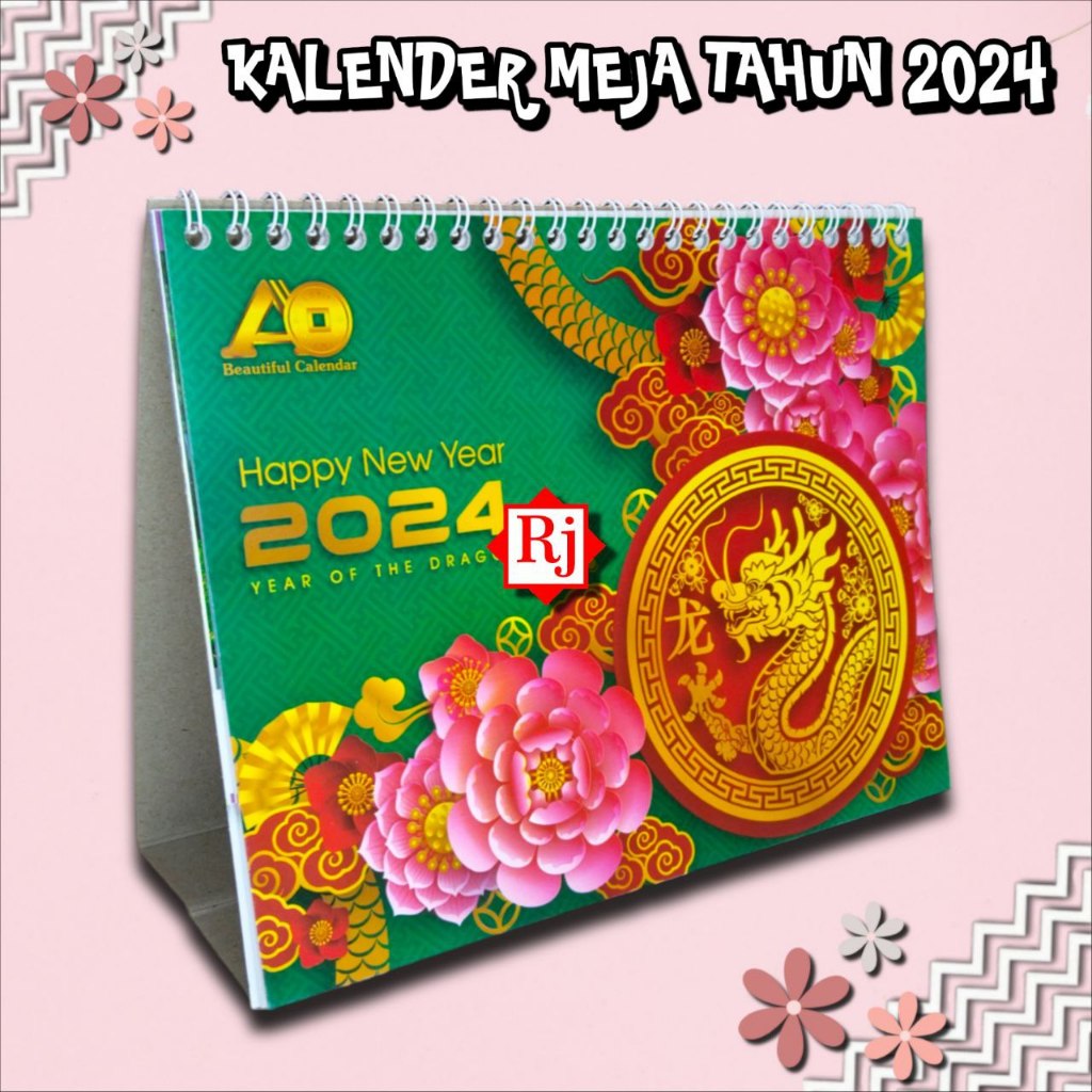 Jual Kalender Meja Tahun 2024 Shopee Indonesia 