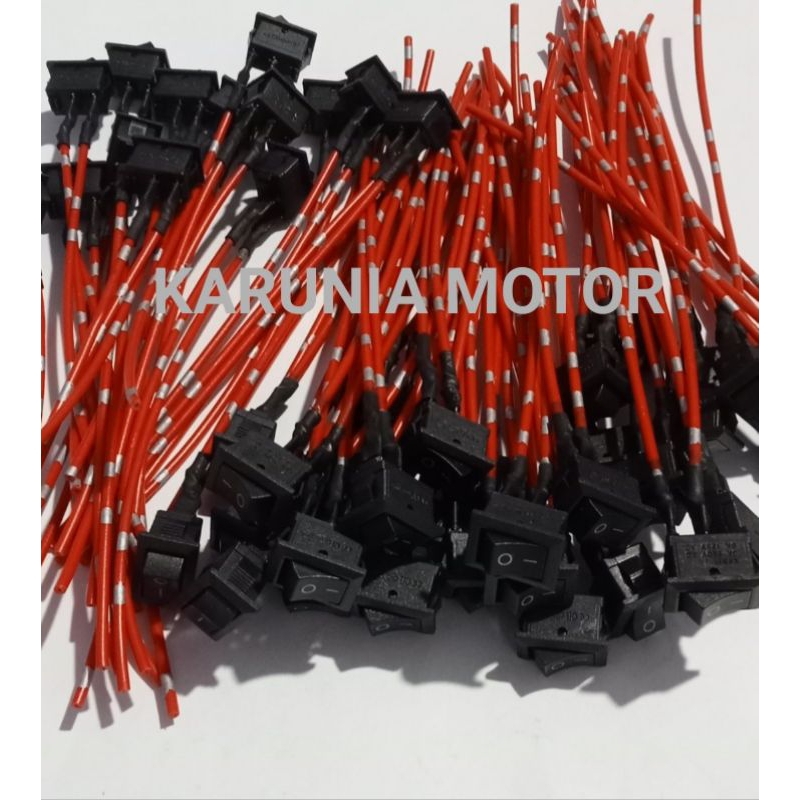 Jual Saklar on off Switch on off universal + kabel | Shopee Indonesia