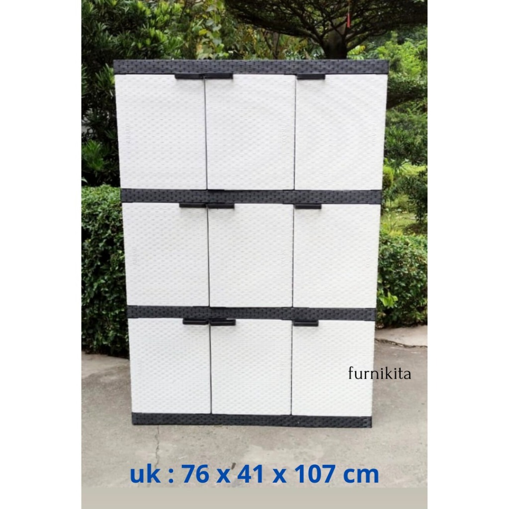 Jual AKAKO SWING 3 PINTU SUSUN 3 FANCY FLIPPER LEMARI RAK SERBAGUNA ...