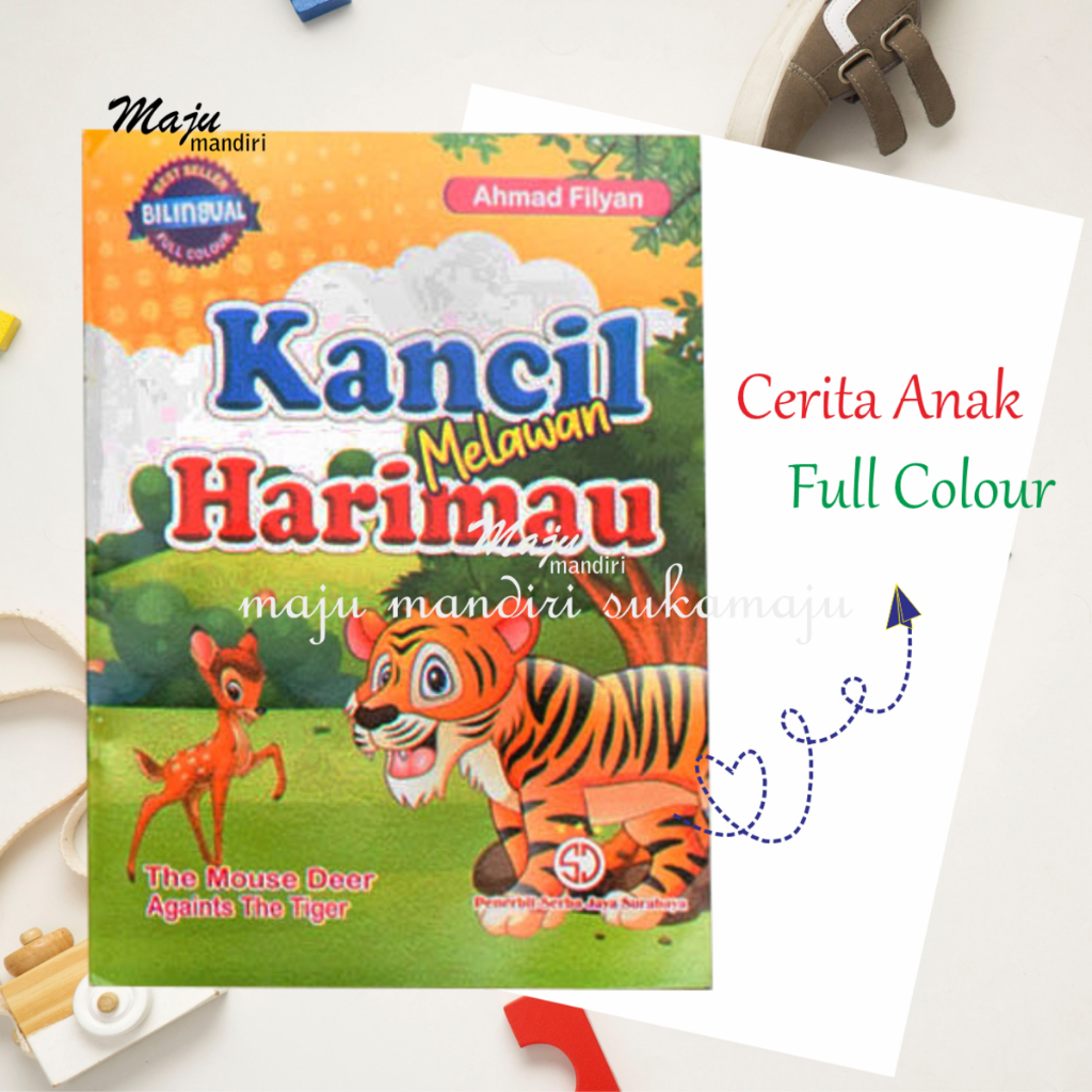 Jual Buku Dongeng Cerita Binatang Anak Bergambar 2 Bahasa TK SD 2 - 3 ...