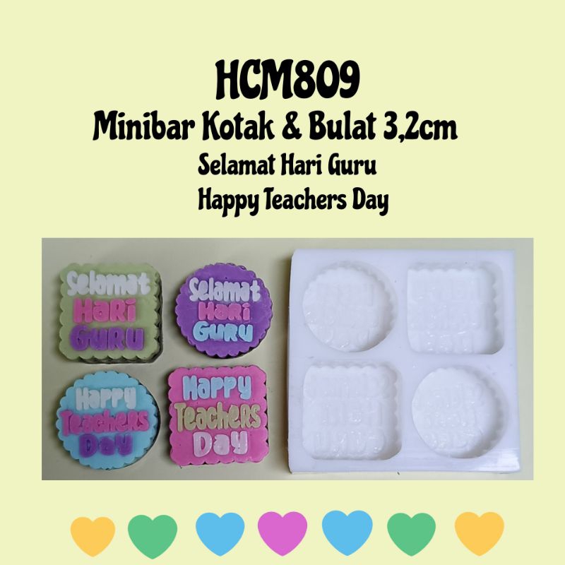 Jual HCM809 Cetakan Selamat Hari Guru Happy Teachers Day 3,2cm | Shopee ...
