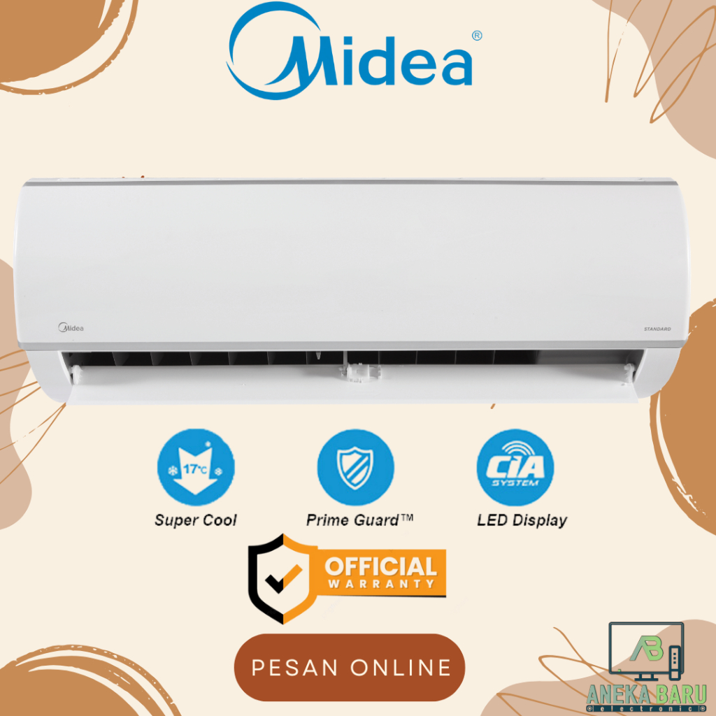 Jual [READY & COD] Midea AC Setengah 1/2 0.5 PK MSFCE-05CRN2 / MSFCE 05 ...