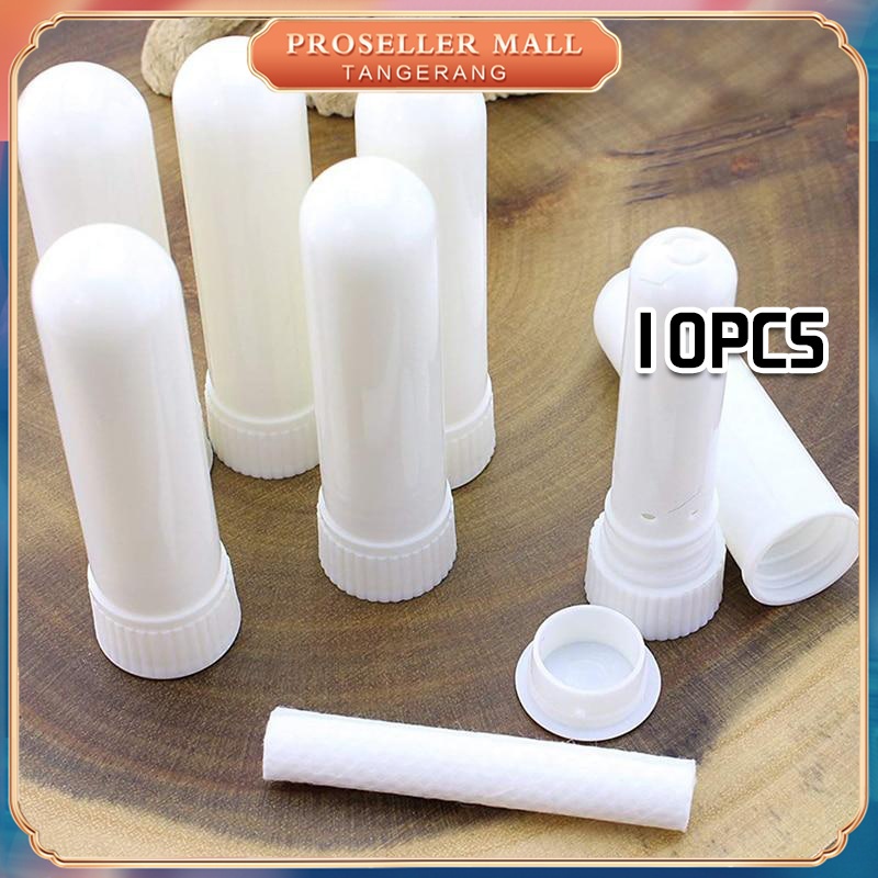 Jual 10 Buah Inhaler Hidung Kosong Dengan Bar Kapas Inhaler Tube Warna ...