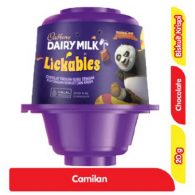 Jual Cadbury Dairy Milk Chocolate Lickables Cup 20 g Shopee Indonesia