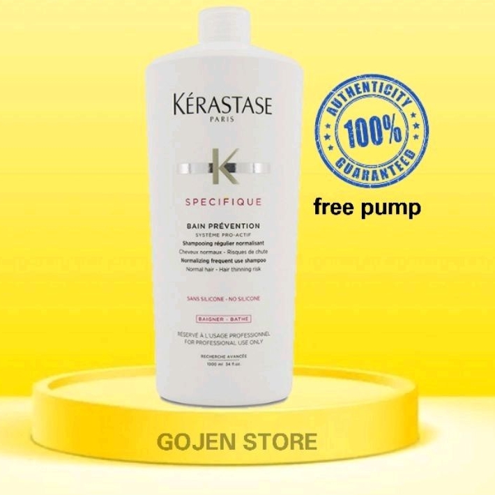 Jual shampo KERASTASE SPECIFIQUE BAIN PREVENTION 1000 ml shampoo rambut