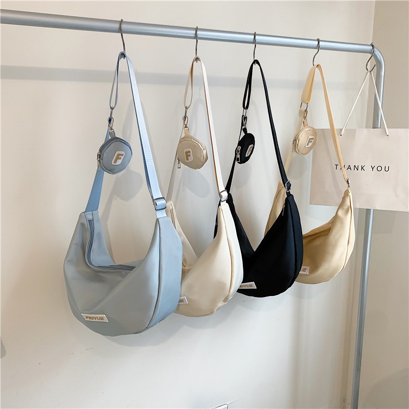 Jual (Ready COD) Tas Nylon Wanita Selempang Bag Wanita Tas Lucu Tas