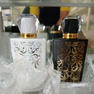 Jual BOTOL KACA 50 ML ( MASUK FULL BISA 60 ML ) BARU MOTIF BATIK EMAS ...