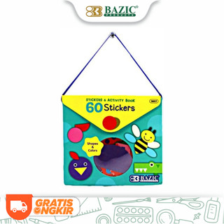 Jual Bazic Shapes And Colors Series Assorted Sticker 60 pcs - Buku ...