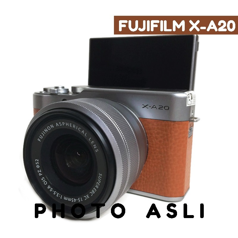 Jual Kamera Mirrorless Fujifilm XA20 Fuji Kit Lensa Fujinon 1650mm