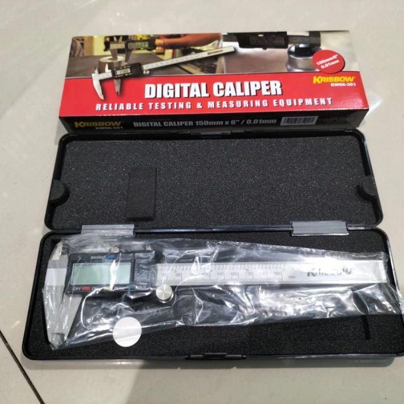 Jual Krisbow Digital Caliper /Jangka Sorong/Sigmat150mm/6" Shopee