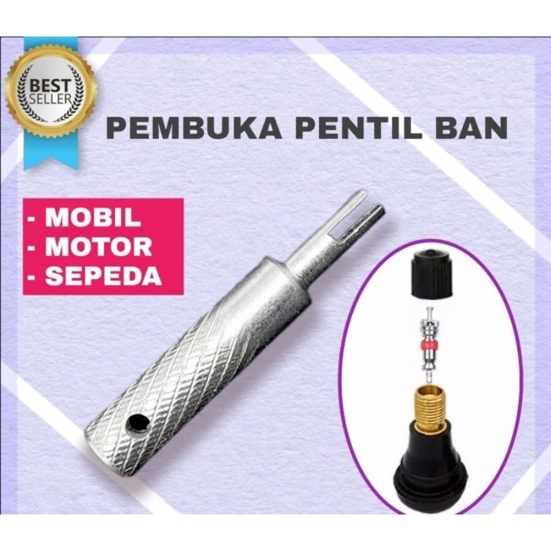 Jual Alat Pembuka Pentil Kunci Buka Ban Cop Motor Sepeda Mobil Pompa