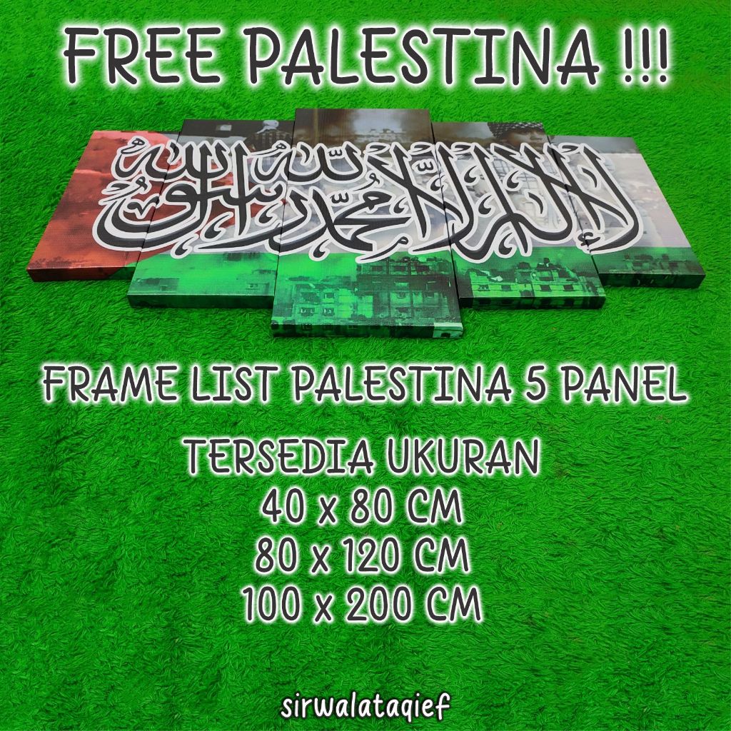 Jual Palestina Palestine Wall Art Wall Dekor Frame List