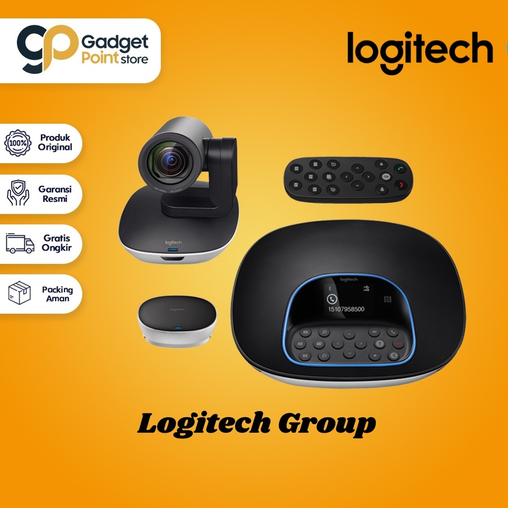 Jual Logitech Group Video Conference Cam System Webcam | Garansi Resmi ...