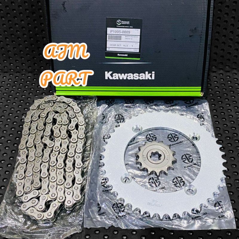 Jual Gir set lengkap Kawaski KLX 150 Dtracker 150 KLX BF 150 (1444