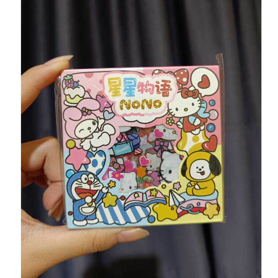 Jual Stiker Nono Momo Cici Sanrio Doraemon Isi Pcs Sriker Viral