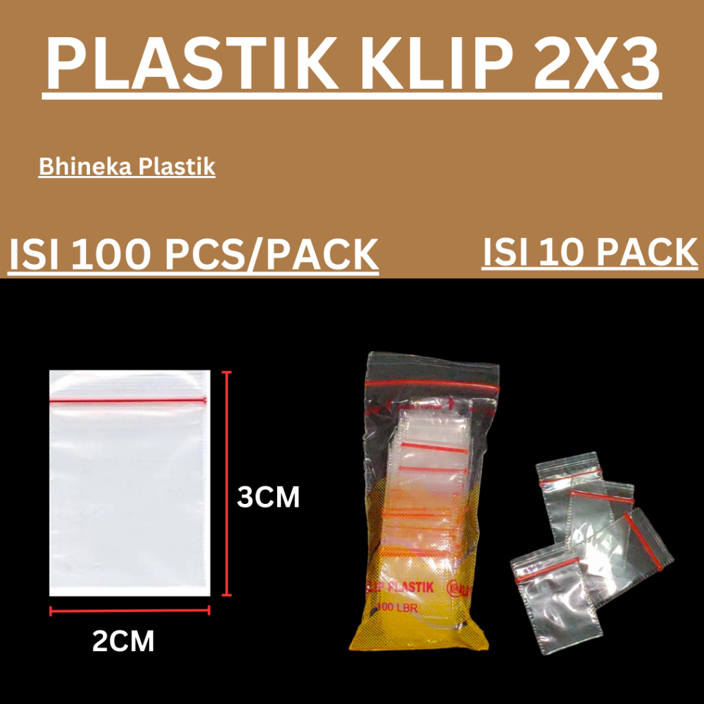 Jual Plastik Klip Klip Kecil Uk 2x3 1000pcs Zip Lock Plastik Klip Obat Plastic Clip 5004