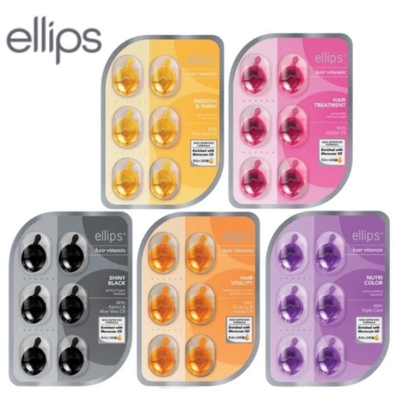 Jual Ellips hair vitamin sachet 6 capsule | Shopee Indonesia
