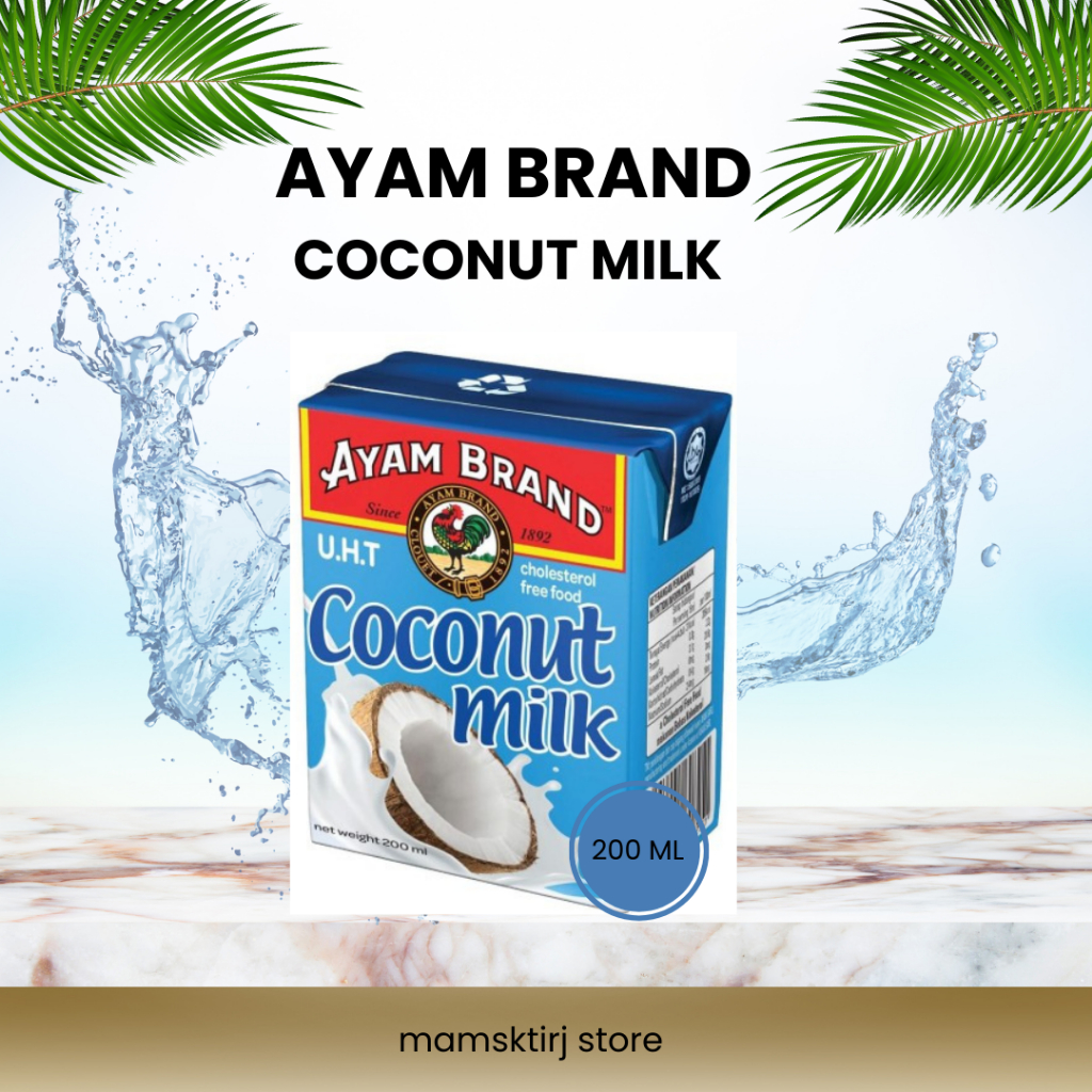 Jual AYAM BRAND COCONUT MILK 200 ML Shopee Indonesia
