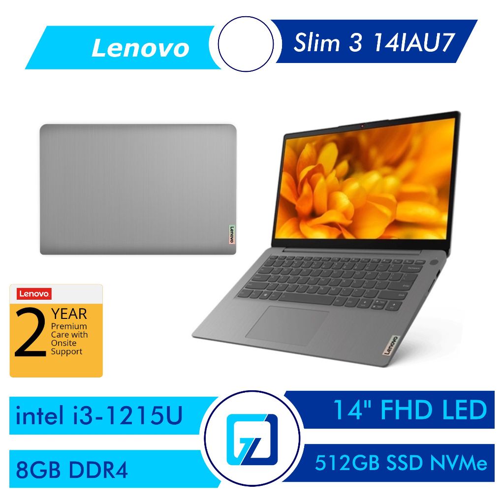 Jual Lenovo Ideapad Slim 3 14iau7 Core I3 1215u 8gb 512gb Windows 11 Ohs 14 Fhd Shopee 4206