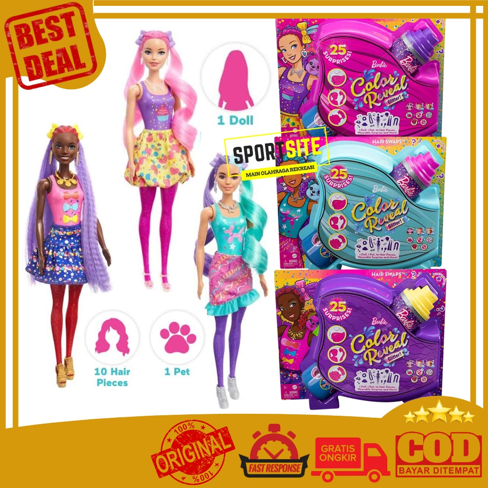 Barbie Color Reveal Sunshine & Sprinkles Dolls and Accessories