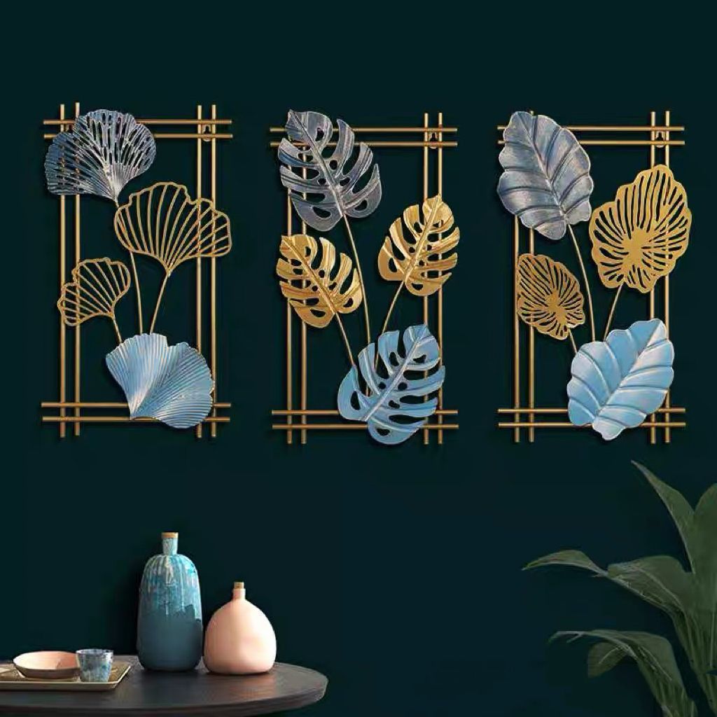 Jual UM104 Hiasan Dinding Uk 25cm x 45cm Frame Metal Gold Modern ...