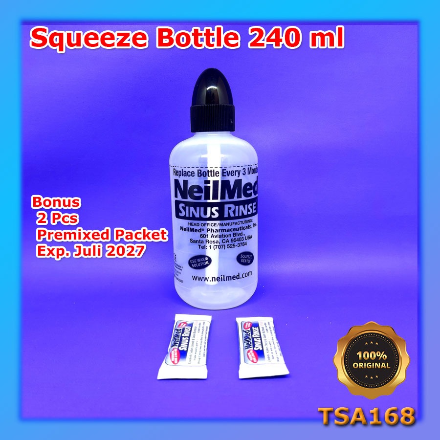 Jual NeilMed Sinus Rinse Nasal Irrigation Botol Premixed NasaMist