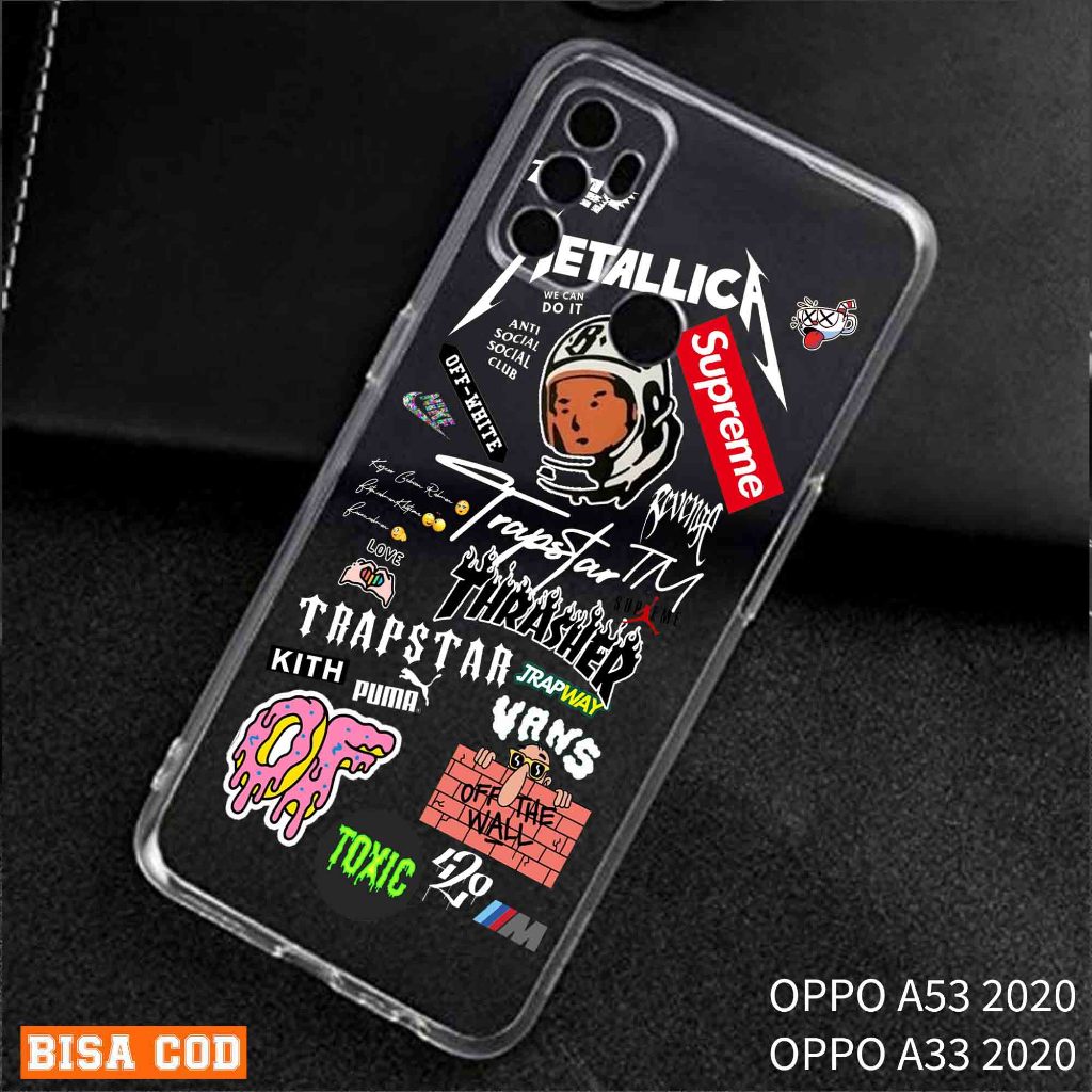 Jual Clear Case Oppo A53 2020 / Oppo A33 2020 Terbaru Case Motif ...