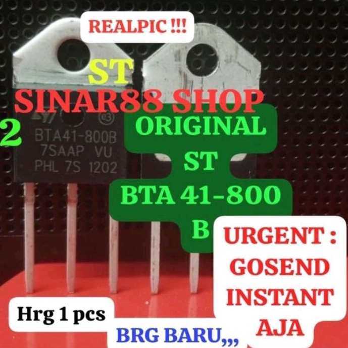 10pcs BTA41-800B BTA41 800B 800V 40A Transistors ST #A6-14 - Foto 5