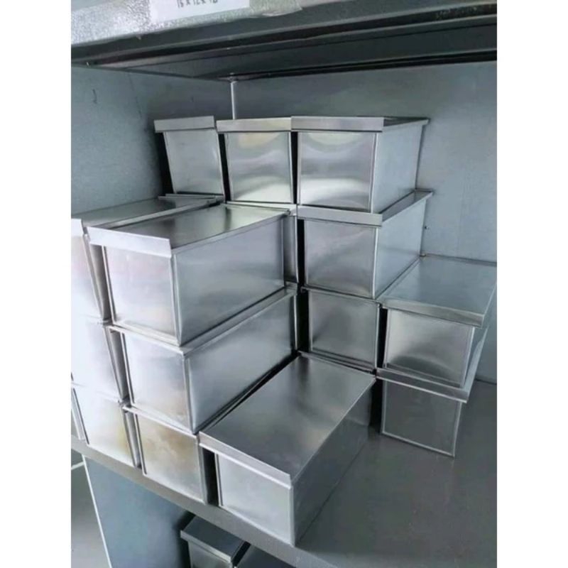 Jual Loyang Roti Tawar Tutup Alumunium / Roti Bandung Polos Tutup ...