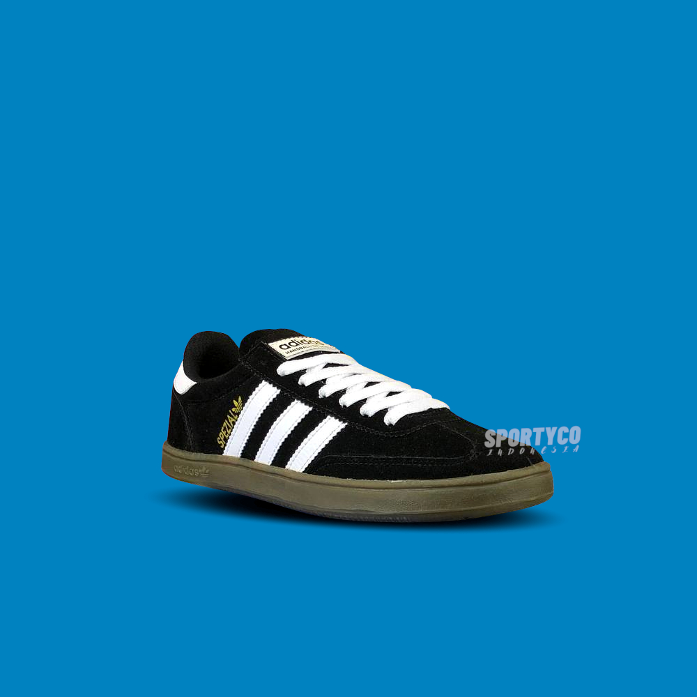 Jual COD SEPATU SNEAKERS ADIDAS SPEZIAL CASUAL PREMIUM GREY BLACK OOTD
