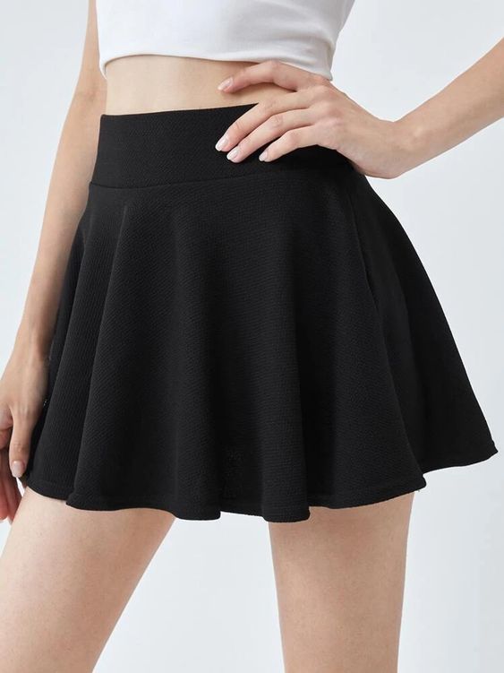 Jual Rok Mini ukuran STANDAR Olahraga Gym Zumba Dancer Skirt Flare Rok ...