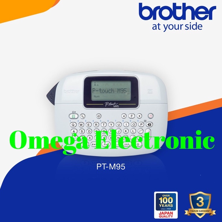 Jual Ready Stock RESMI Brother Label Printer PTM95 Label Maker PT