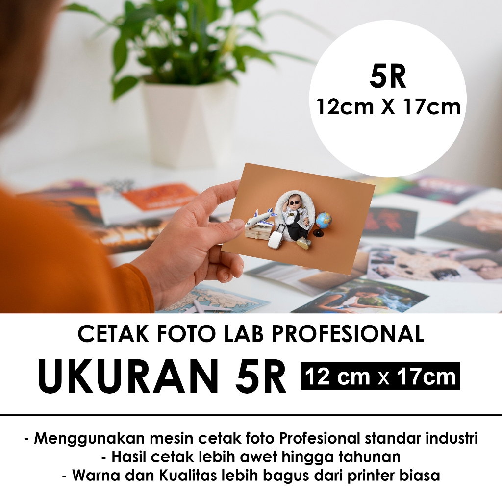 Jual Cetak Foto 5R Pakai Mesin Foto Profesional Lab (Bukan Printer