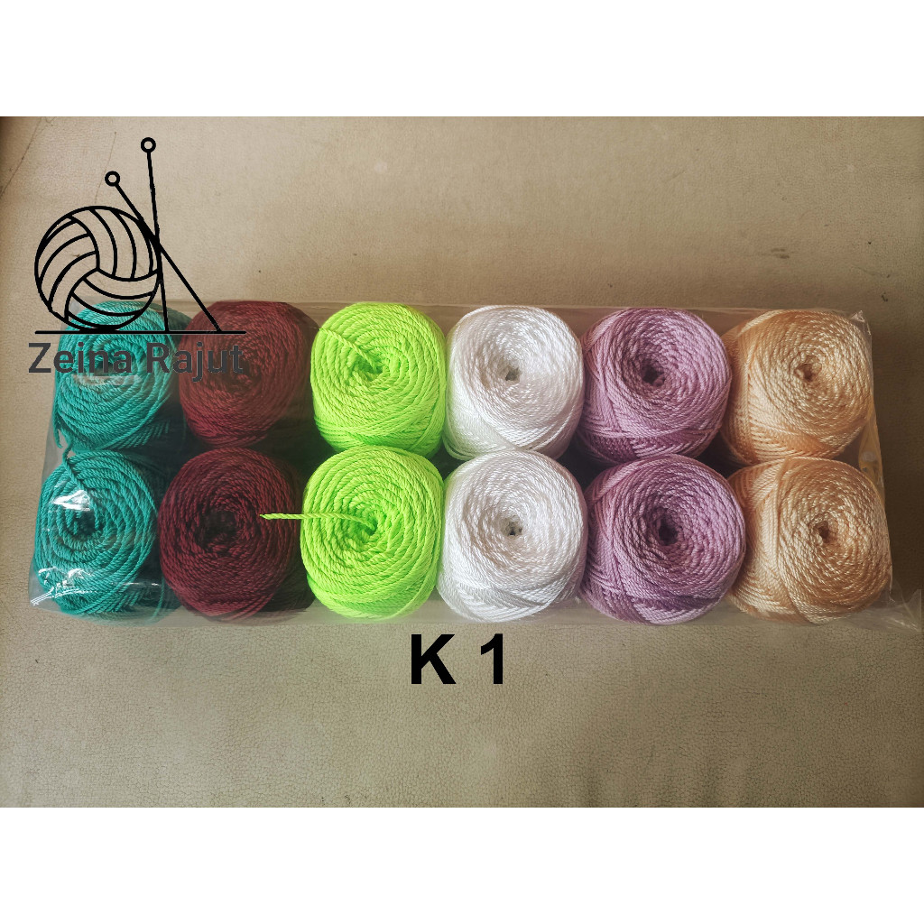 Jual PAKET BENANG RAJUT ISI 12 PCS | Shopee Indonesia