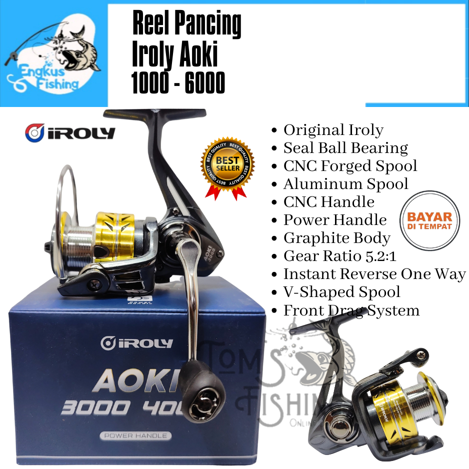 Promo Reel Iroly Minerva 1000/4000- Reel Spinning Diskon 23% Di