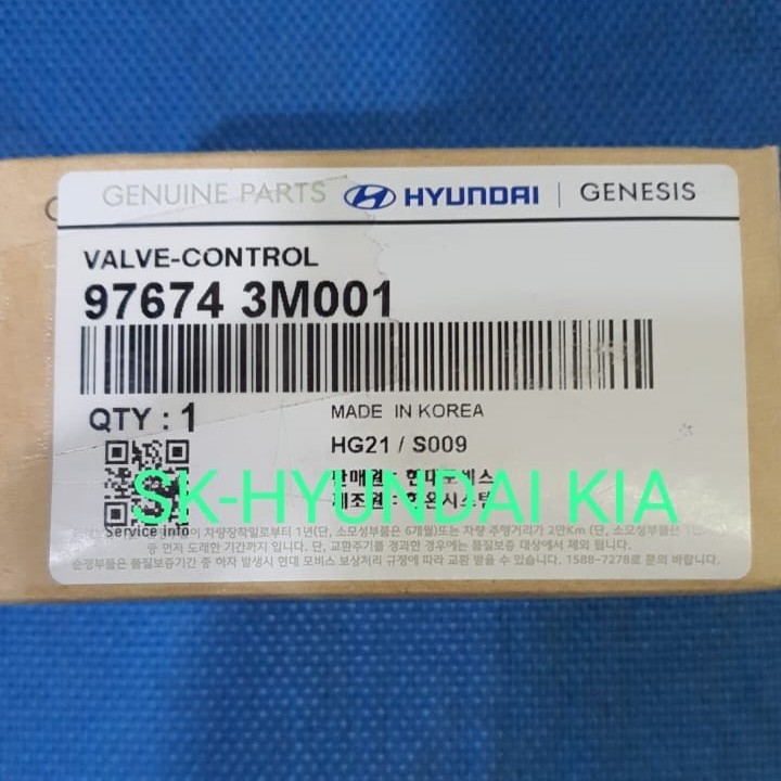 Jual VALVE CONTROL SOLENOID SELENOID AC 97674-3M001 HYUNDAI ALL NEW ...