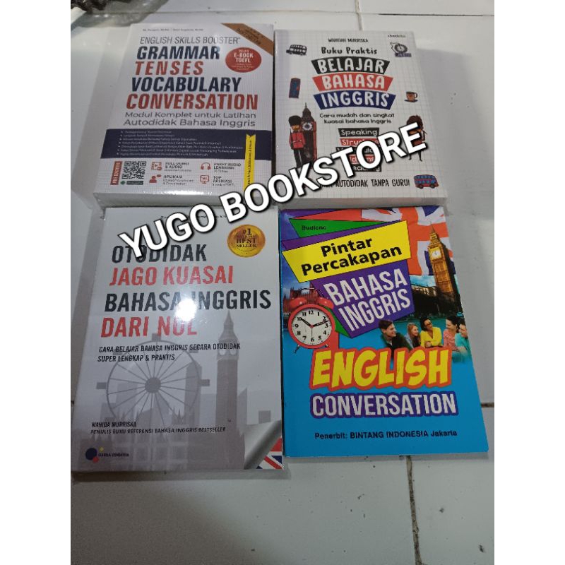 Jual PAKET 4 BUKU PRAKTIS BELAJAR BAHASA INGGRIS - OTODIDAK JAGO KUASAI ...