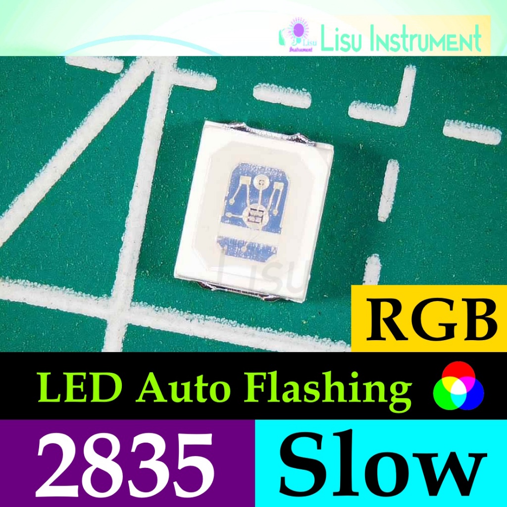 Jual 2835 LED RGB Automatic Flashing Blinking Animation Slow or Fast ...