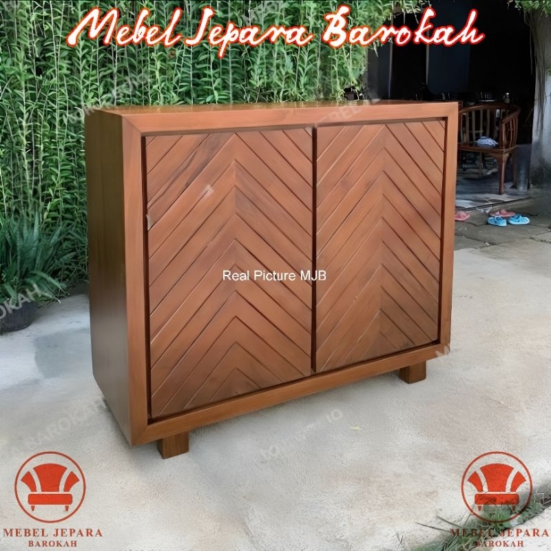 Jual Lemari Rak Sepatu Kayu Jati Minimalis Kabinet Rak Sepatu Klasik ...