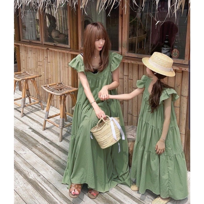 Jual TIFKLY - DRESS RUMBAI MOM & KIDS / BAJU ANAK PEREMPUAN 6-10 TAHUN ...
