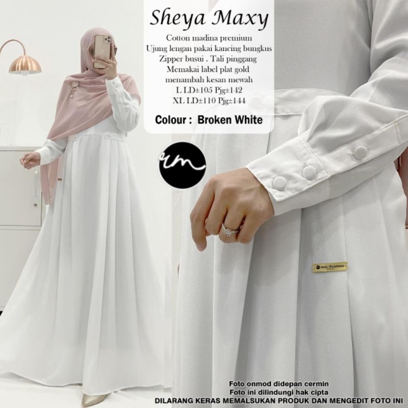 Jual Sheya Maxy Ori Ratu Mulabees Katun Madina Premium Couple Sheya