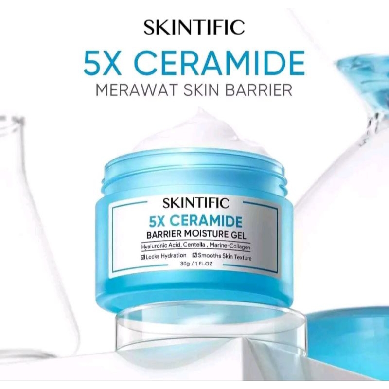 Jual Skintific 5x Ceramide Barrier Moisture Gel 30g Pelembab Wajah