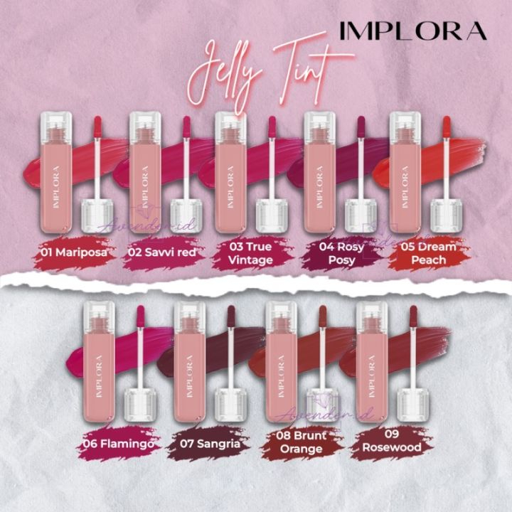 Jual IMPLORA JELLY TINT#Lip tint Implora | Shopee Indonesia