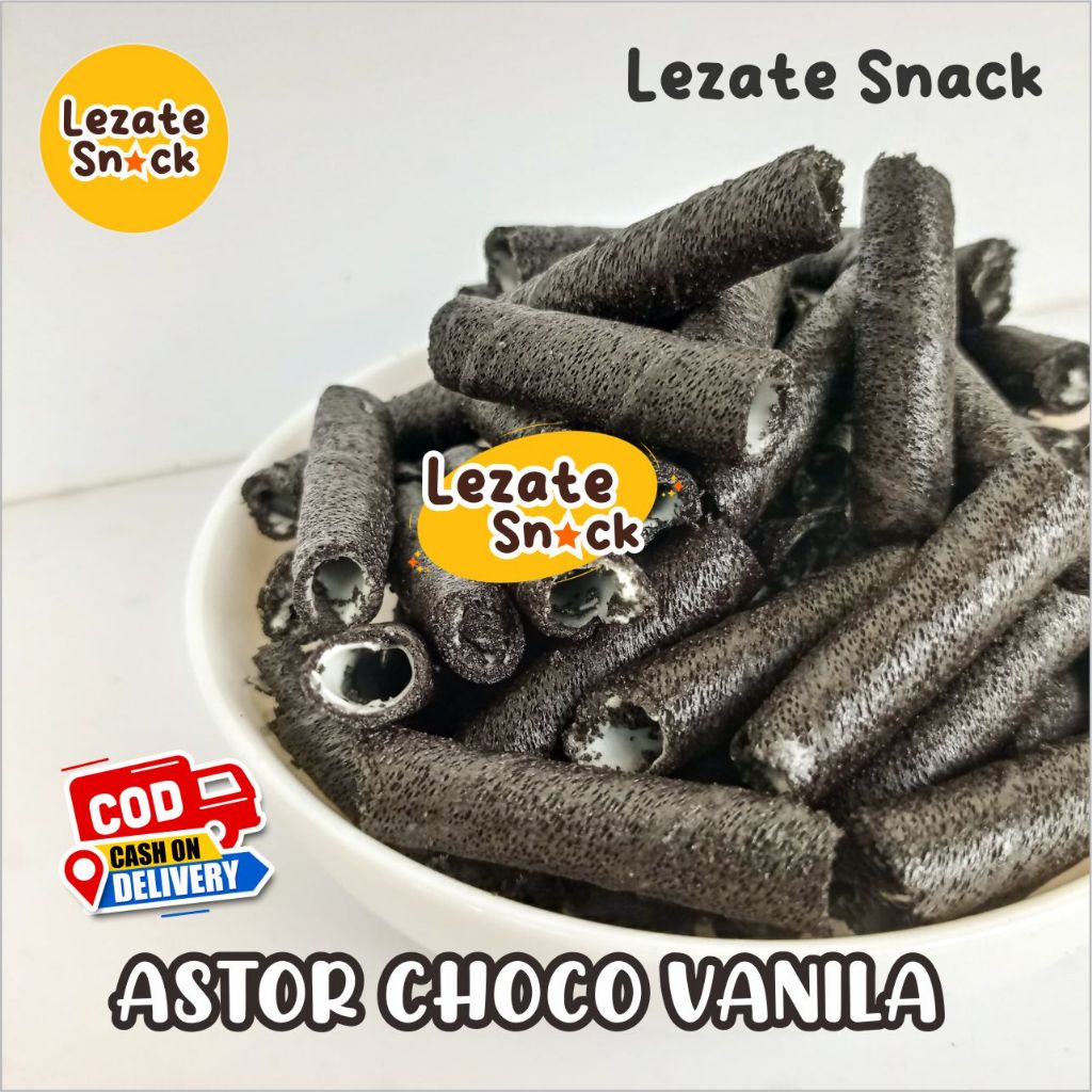 Jual Astor Mini Coklat Gr Murah Renyah Enak Wafer Rolls Kiloan