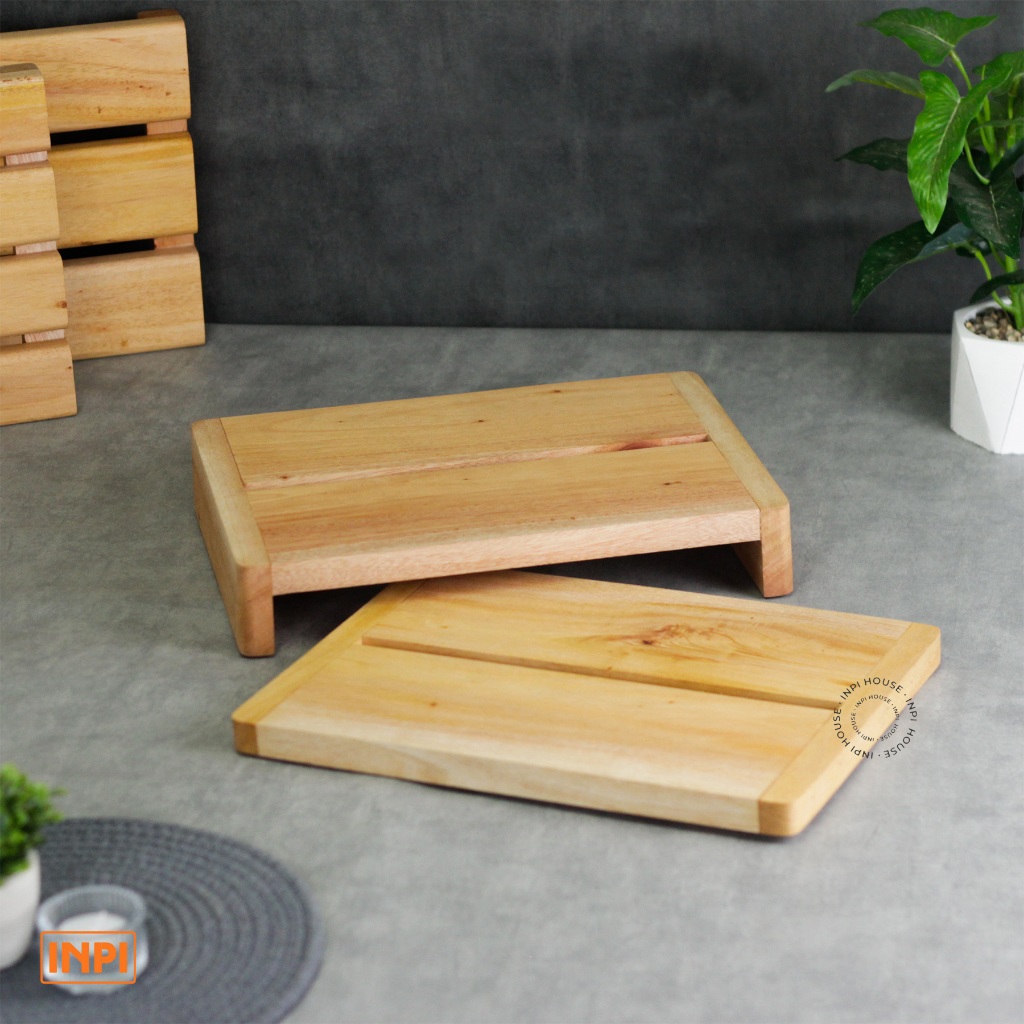Jual INPI HOUSE Wooden Plate Display, Riser - Set Display Tingkat ...