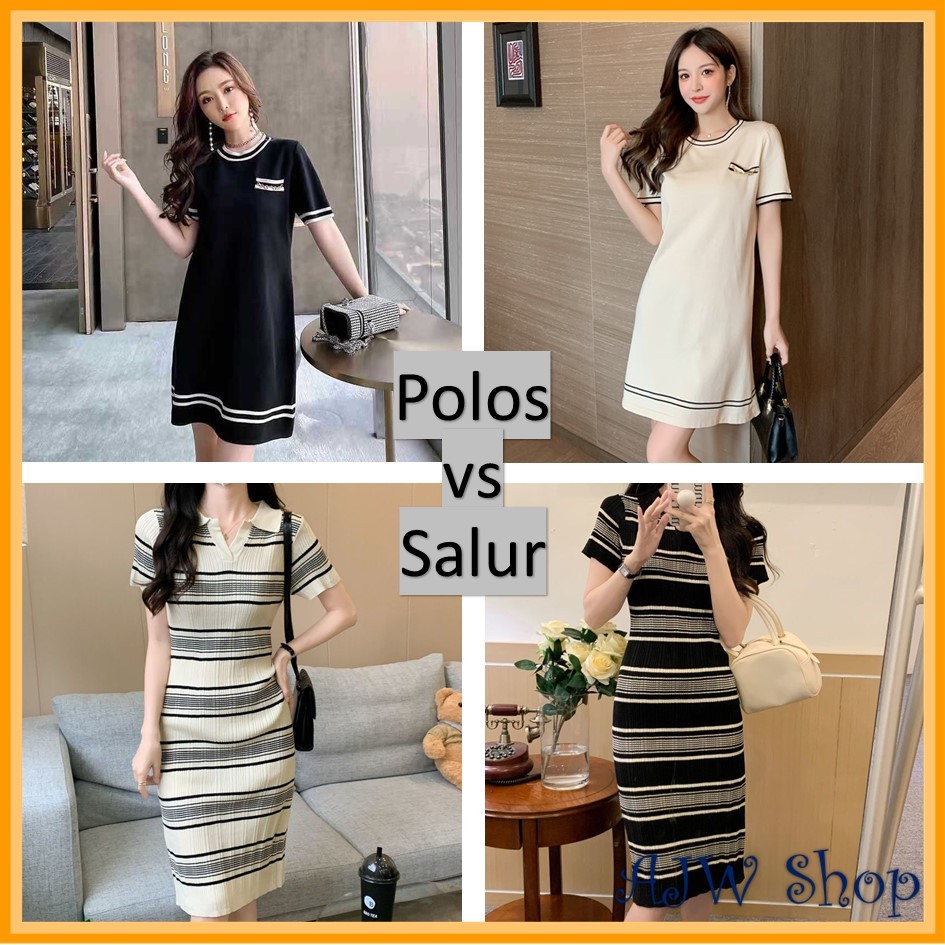 Jual AJW Dress Korean Style Rajut Import Premium Kekinian SAK SAA