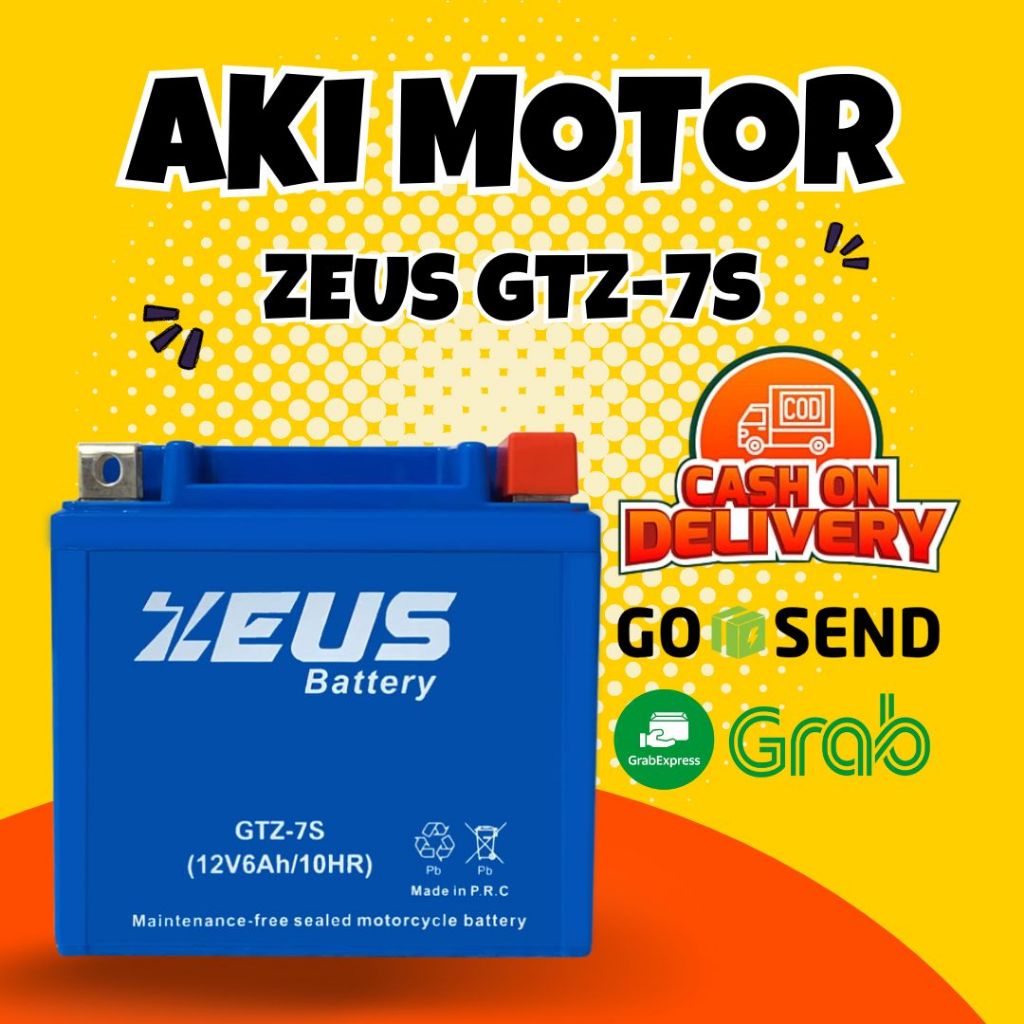 Jual Aki Motor Kawasaki W175 W 175 Zeus GTZ7S High Spec Accu Kering Aki