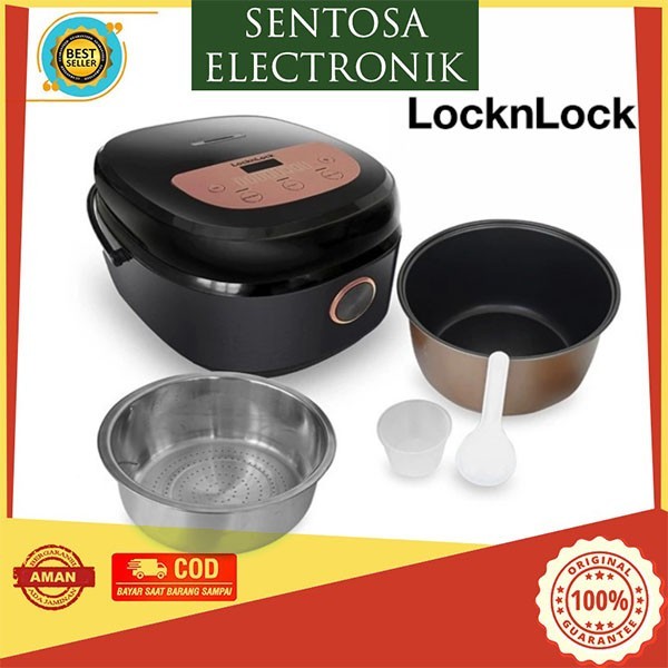 Jual LocknLock Rice Cooker Digital Low Carbo 2 Liter EJR328BLK Shopee
