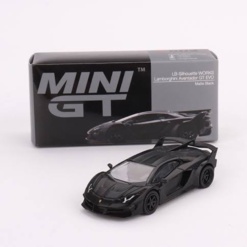 Jual MINI GT LBWK LAMBORGHINI AVENTADOR GT EVO - MATE BLACK - LOOSE ...